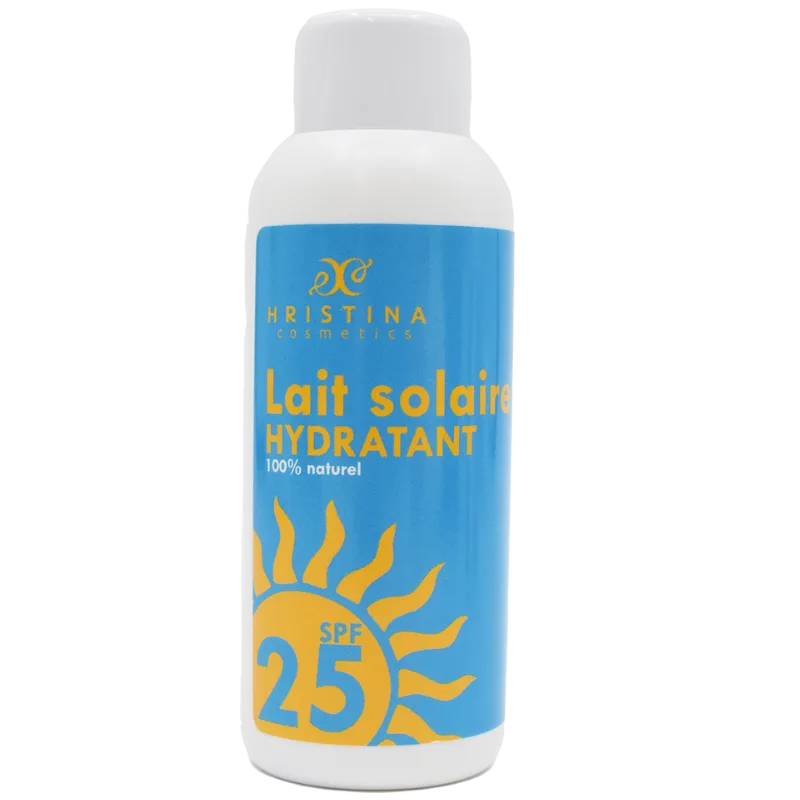 Lait solaire hydratant et protecteur SPF25 - 150ml 100% naturel