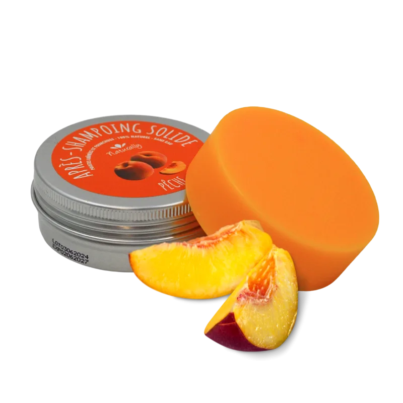 Après-shampoing solide - Pêche 50gr