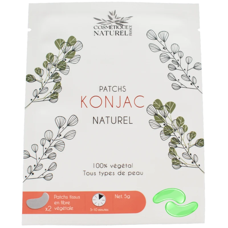 Patchs contours des yeux au Konjac - Aloé vera