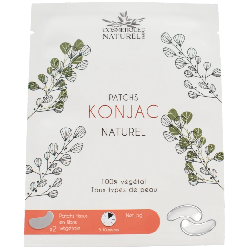 Patchs contours des yeux au Konjac - Citron