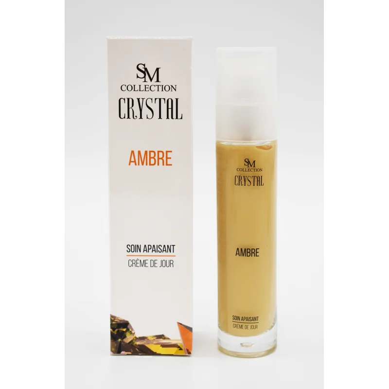 Crème de jour à la poudre d'ambre 50ml 100% naturelle