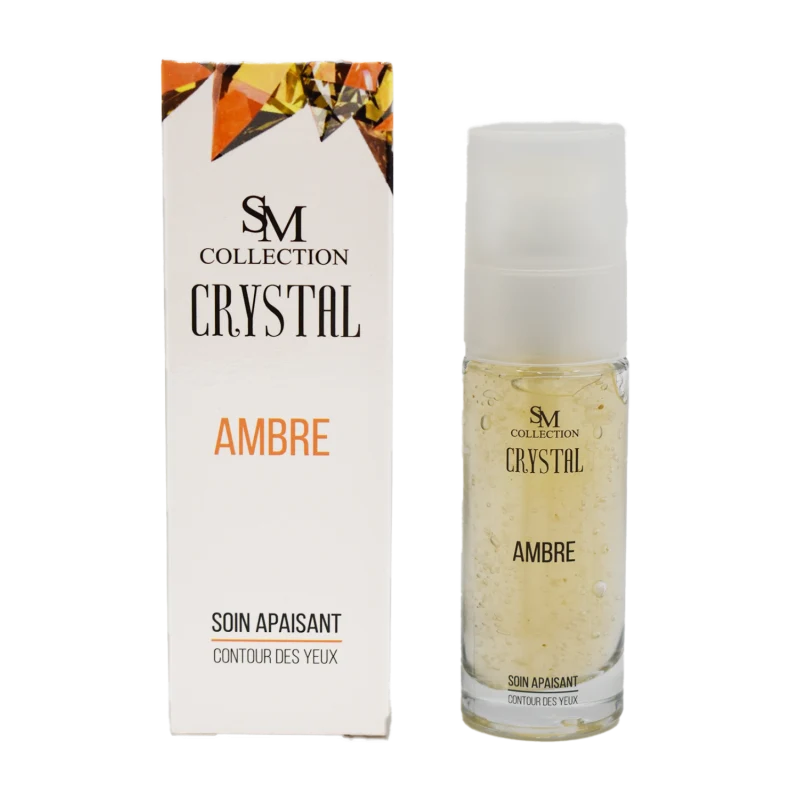 Crème contour des yeux à la poudre d'ambre 30ml 100% naturelle