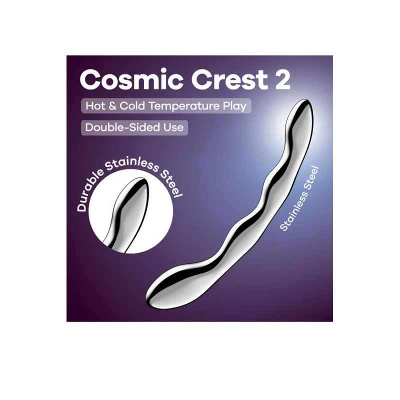 Gode en acier inoxydable Cosmic Crest 2 - Satisfyer