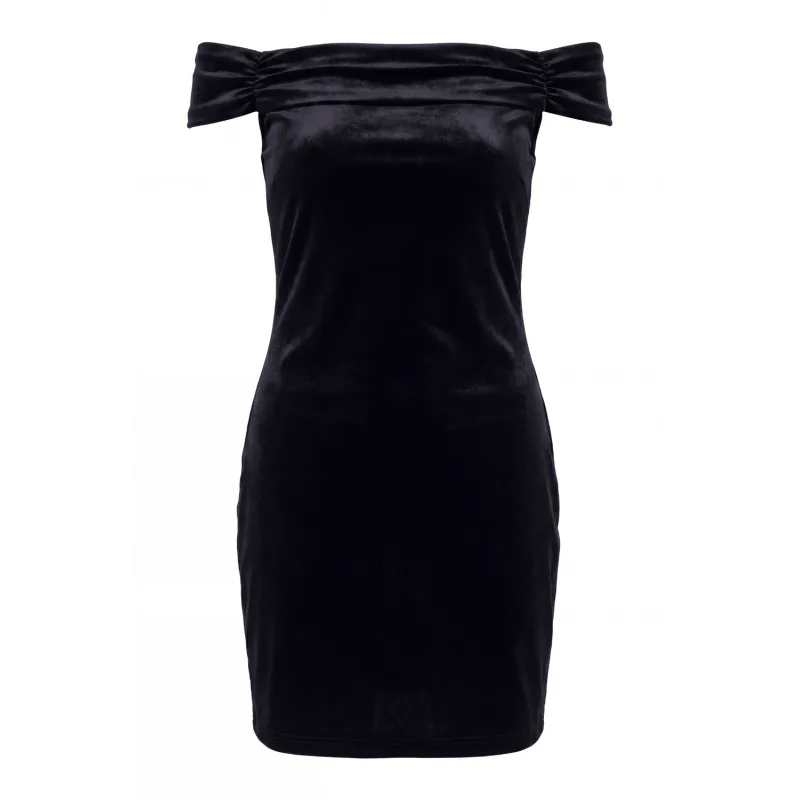 Robe velours noir Giulia