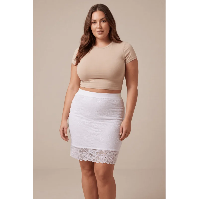 Jupe longue blanche Catalina