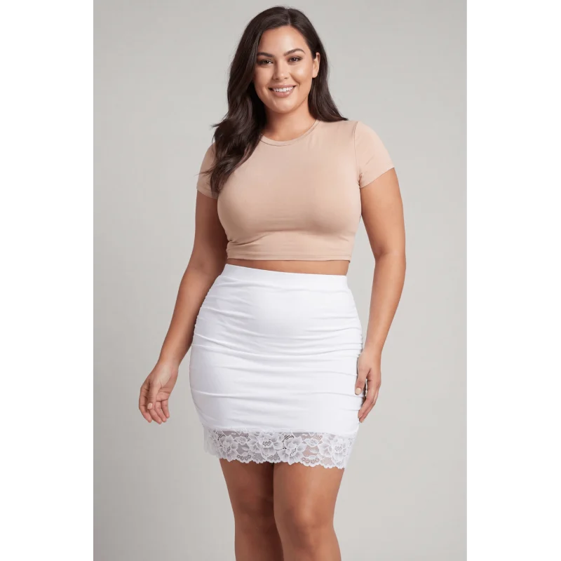 Jupe longue blanche Maria