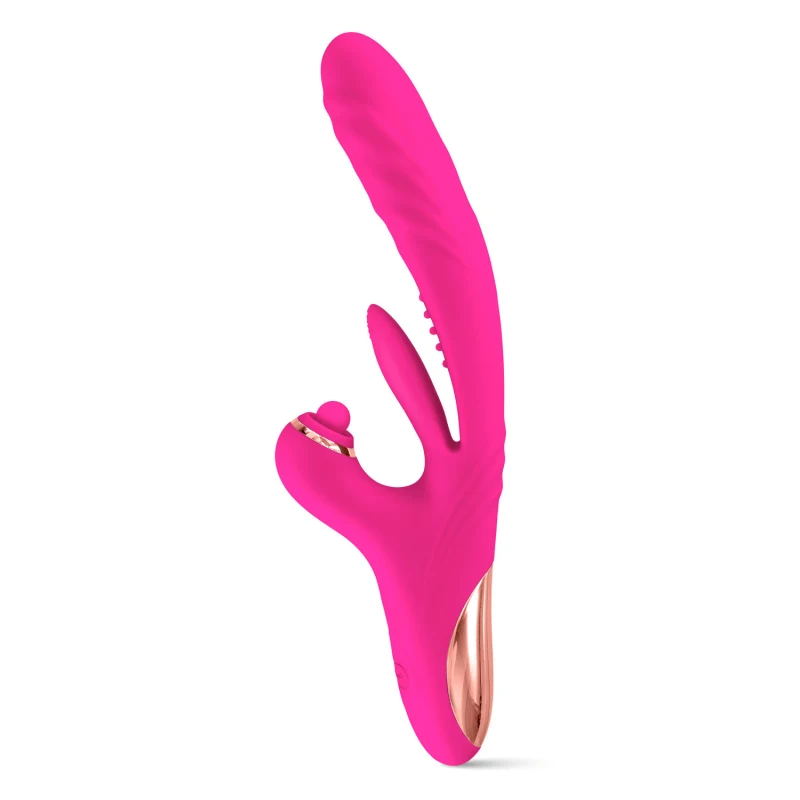Vibromasseur Rabbit 3-en-1 Sassy Yoba – Va-et-vient, Tapotements & Rotation Clitoridienne