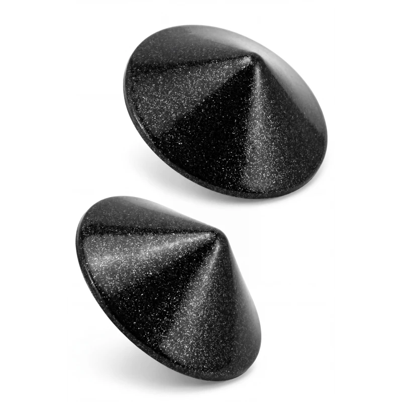 Nipple Métal noir Cache tétons cône