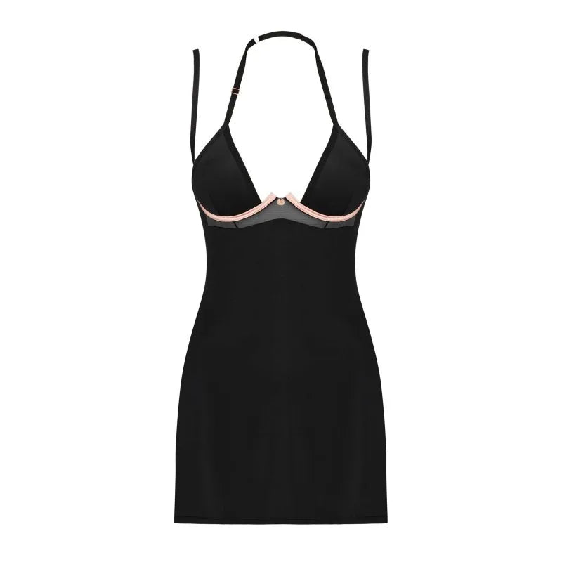 Selinne nuisette et String - Noire