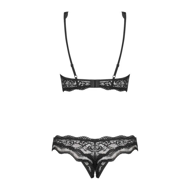Luvae Ensemble ouvert 2 pcs - Noir