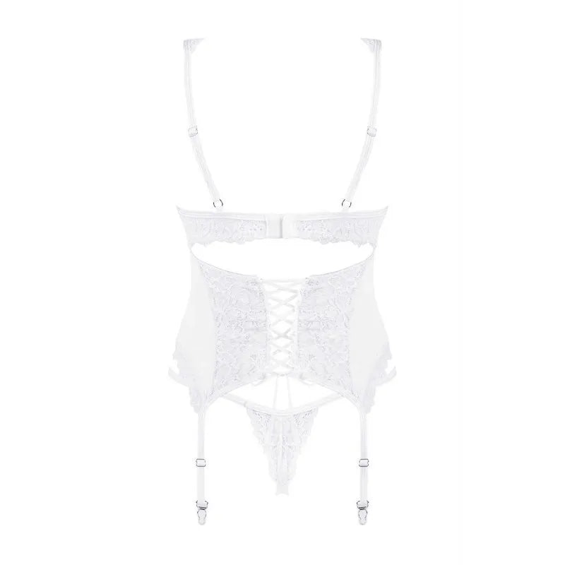 Corset et string blanc Amor Blanco