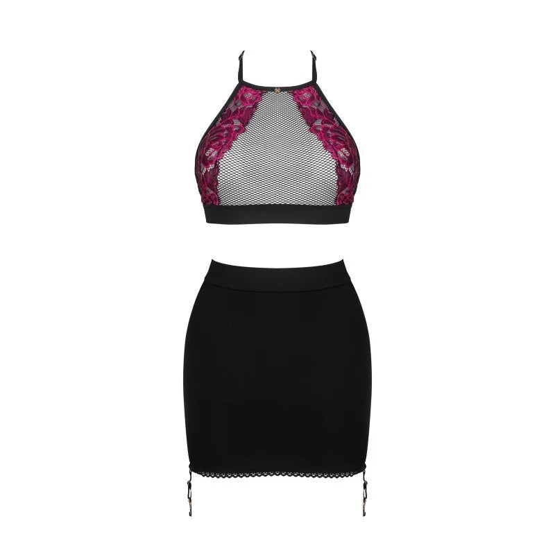Rosenty ensemble Top et Jupe - Noir