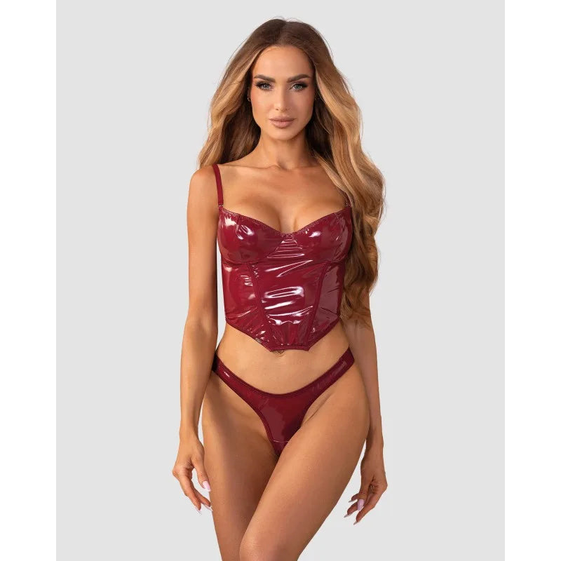 Redya Corset et string rouge