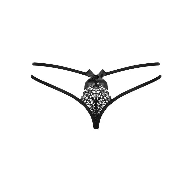 Intensa String Double Lanière - Noir