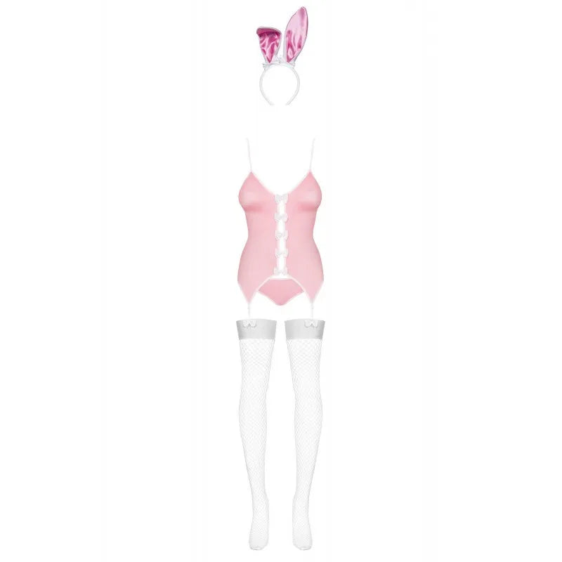 Bunny suit Costume Lapin 4 pcs rose