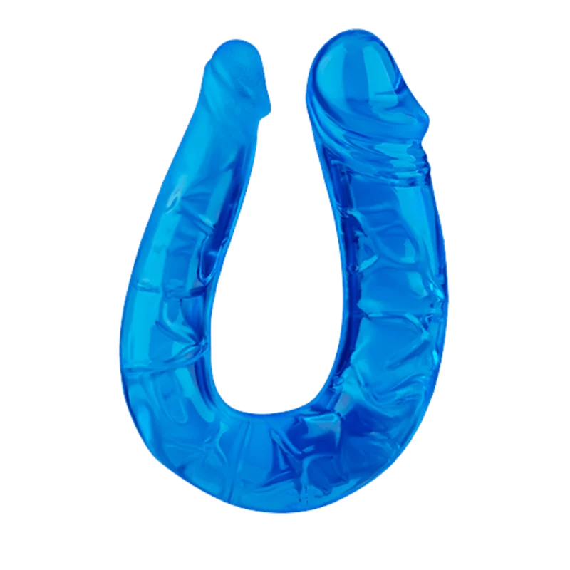 Double Dong Flexible Bleu Pocket Pleasure + 1 dosette de lubrifiant