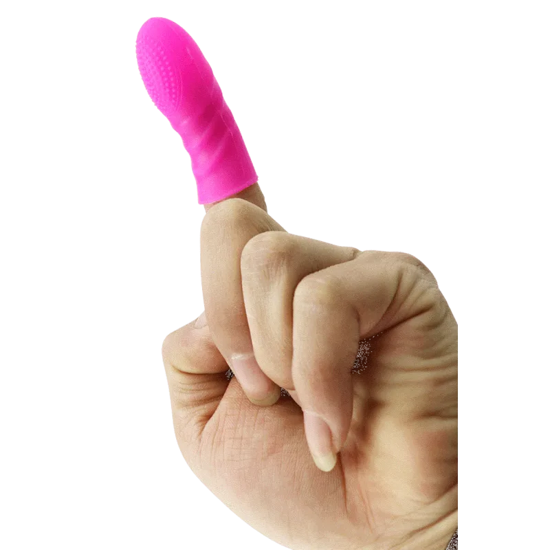 Doigt Chinois Picots Rose Silicone + 1 dosette lubrifiant — Pocket Pleasure