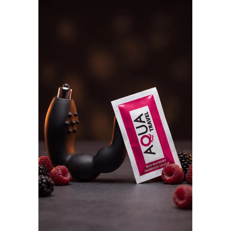 Stimulateur de Prostate Vibrant Noir + 1 dosette lubrifiant — Pocket Pleasure