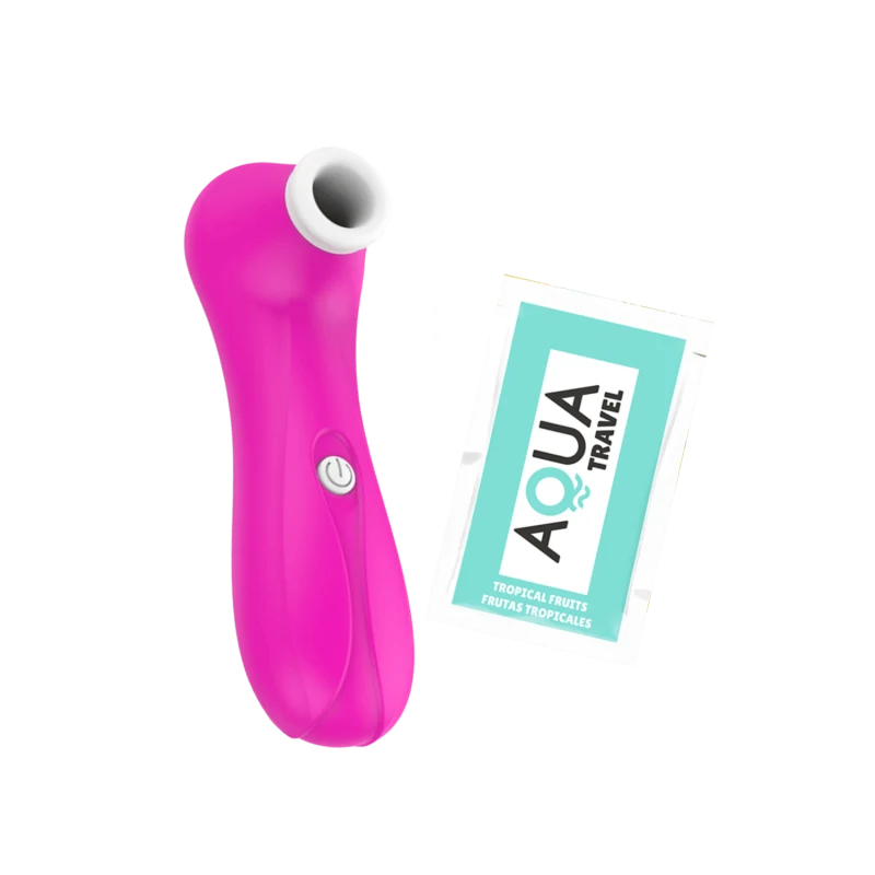 Stimulateur Clitoridien à Succion Rose + 1 dosette lubrifiant — Pocket Pleasure