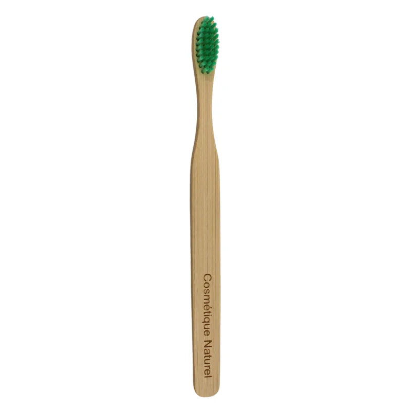 Brosse à Dents Douce en Bambou Verte