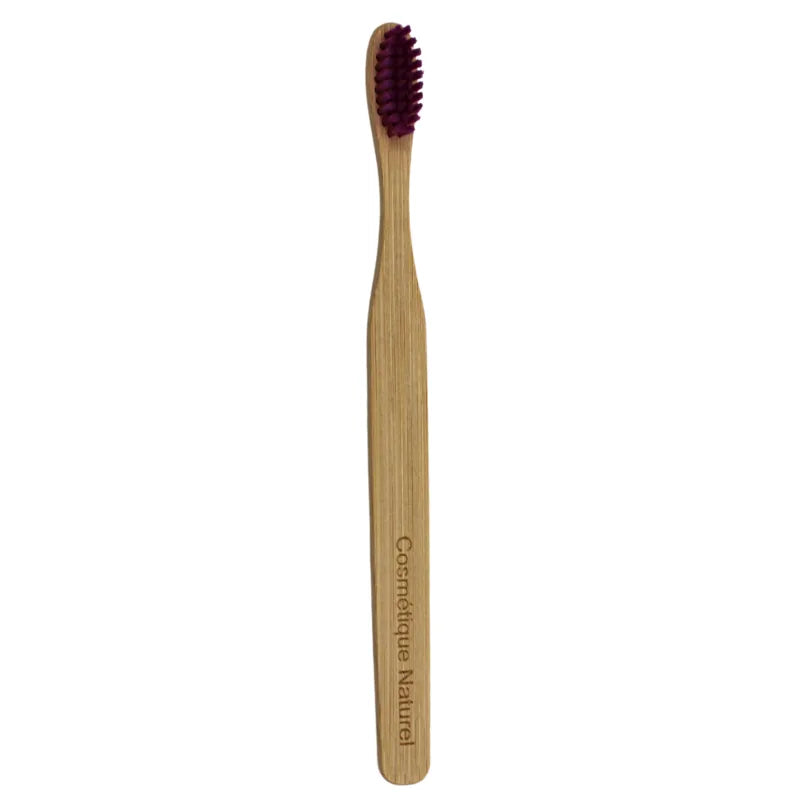 Brosse à Dents Moyenne en Bambou Violette