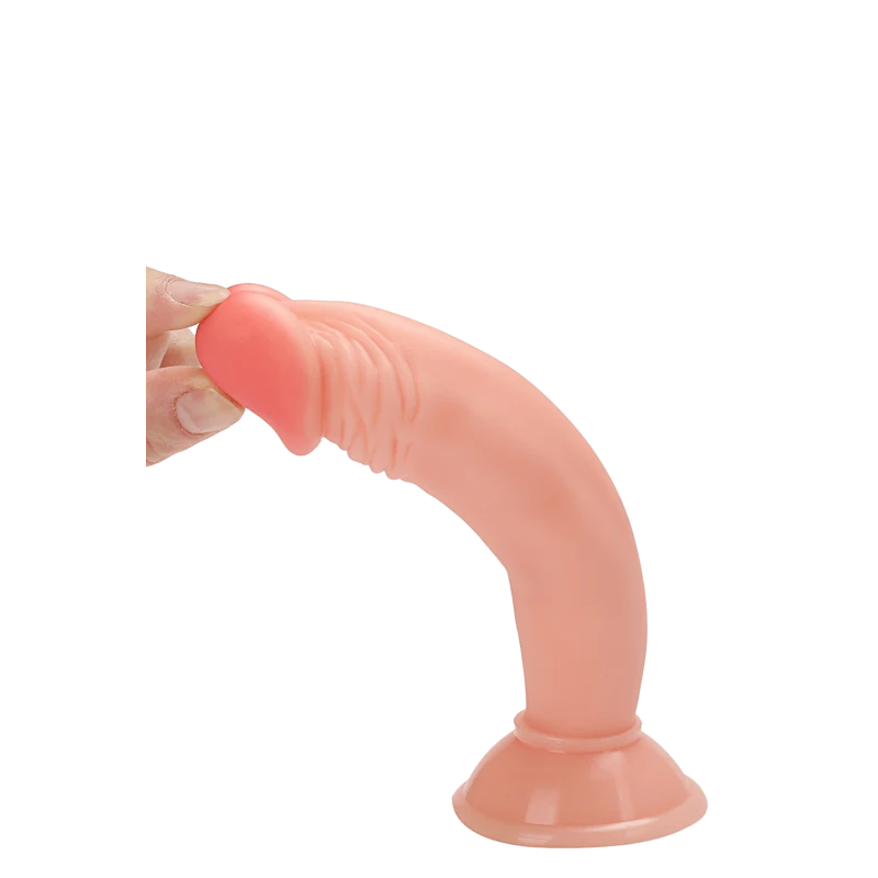 Gode Ventouse Réaliste Chair + 1 dosette de lubrifiant — Pocket Pleasure