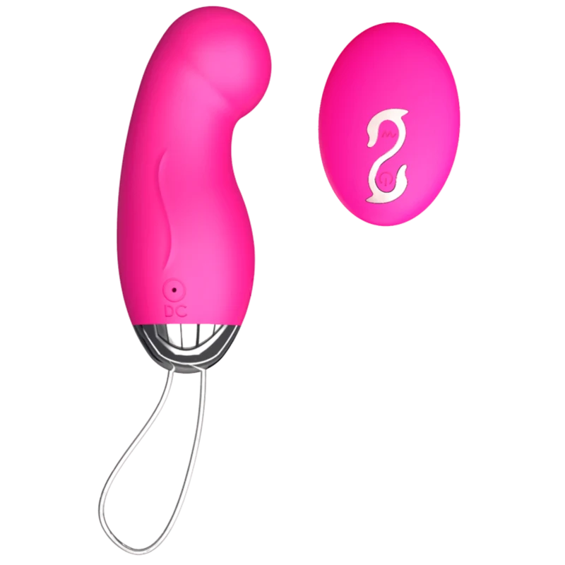Œuf Vibrant Télécommandé 10 Modes Rose + 1 dosette de lubrifiant — Pocket Pleasure