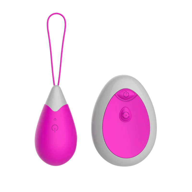 Œuf Vibrant Télécommandé 10 Modes Fuchsia + 1 dosette de lubrifiant — Pocket Pleasure