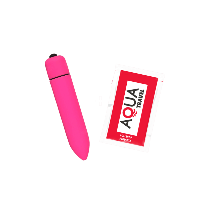Mini Vibromasseur Bullet Rose 10 Vitesses + 1 dosette de lubrifiant — Pocket Pleasure