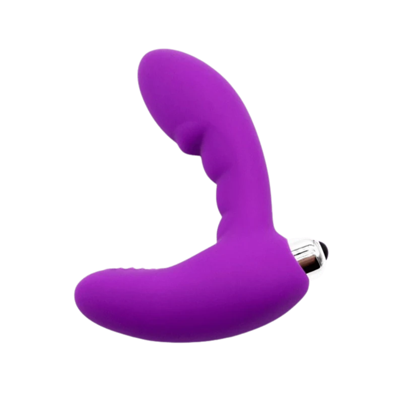 Vibromasseur anal violet stimulateur de prostate Pocket Pleasure + 1 dosette lubrifiant