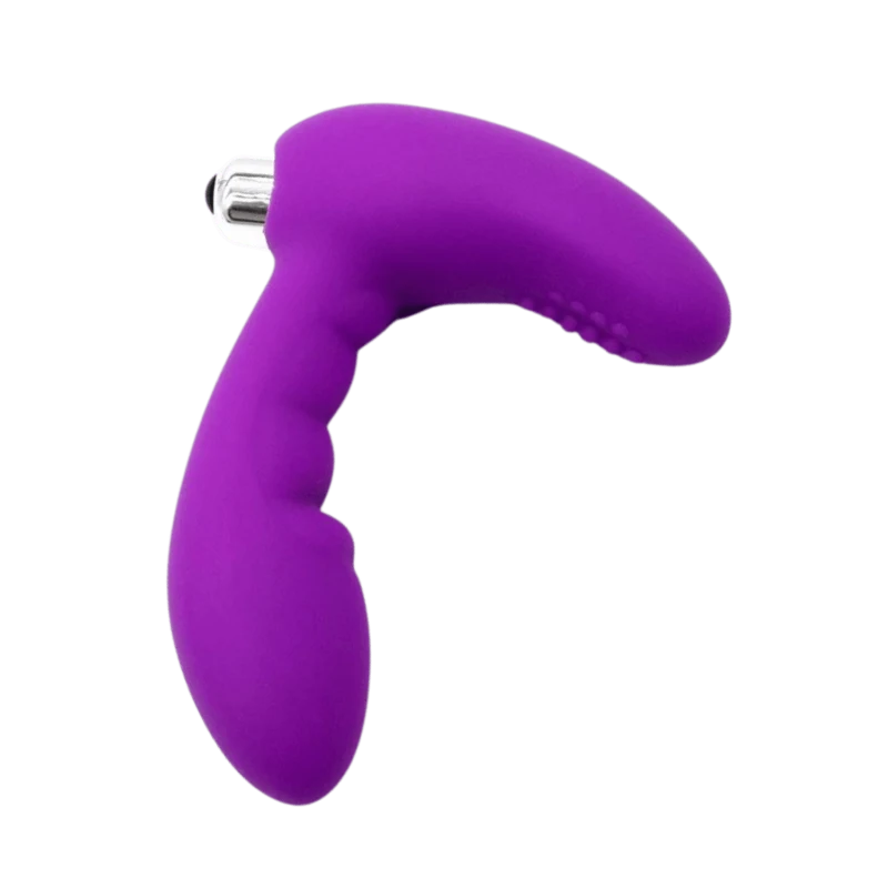 Vibromasseur anal violet stimulateur de prostate Pocket Pleasure + 1 dosette lubrifiant