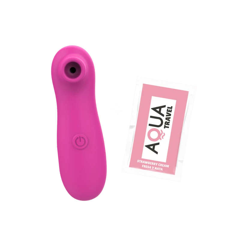 Stimulateur Clitoridien Vibrant Sans Contact Rose + 1 dosette de lubrifiant — Pocket Pleasure