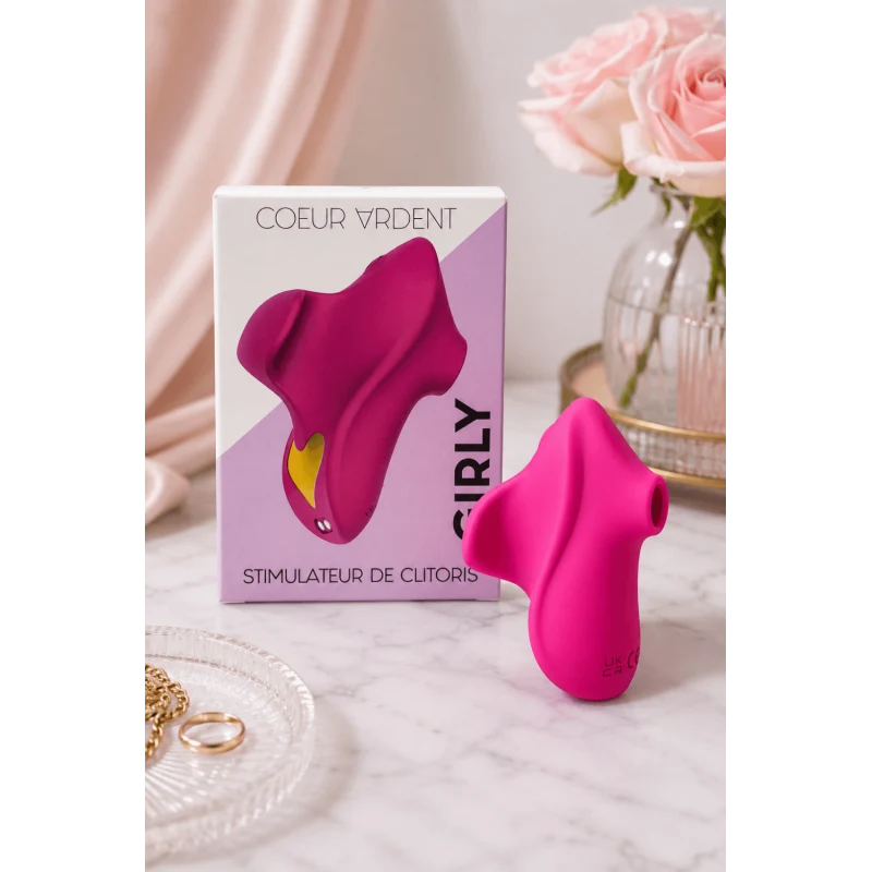 GIRLY – Stimulateur de Clitoris à Ondes de Succion | Coeur Ardent