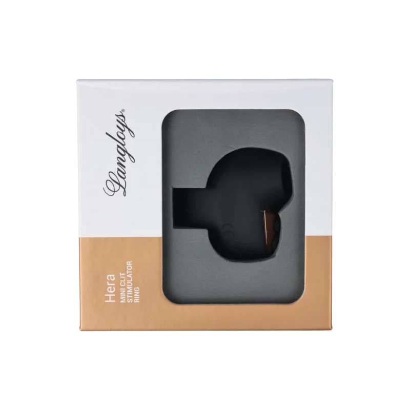 Mini stimulateur clitoridien noir pour doigt rechargeable – LANGLOYS