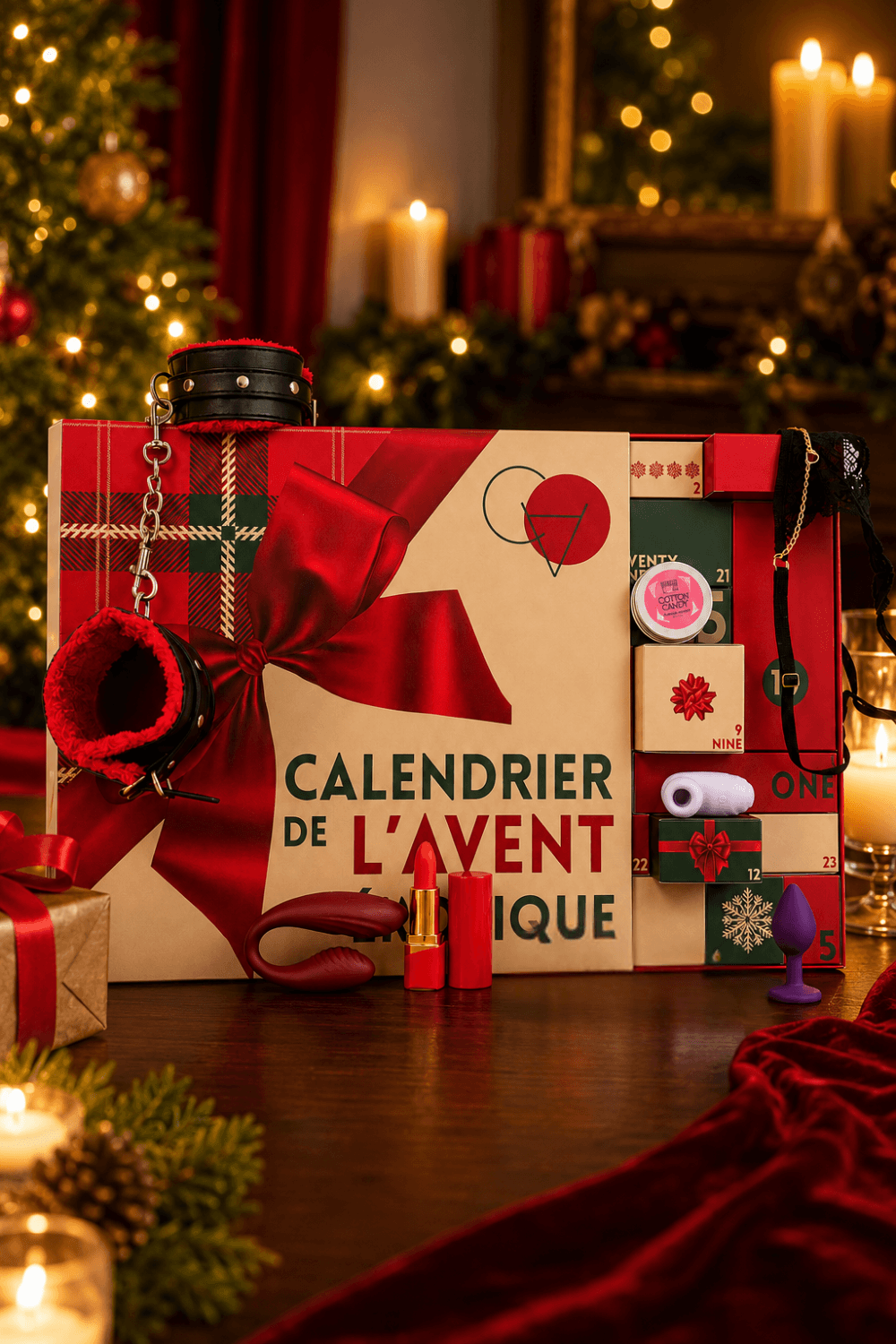 Calendrier de l'Avent érotique couple hétéro 2026 – 24 surprises