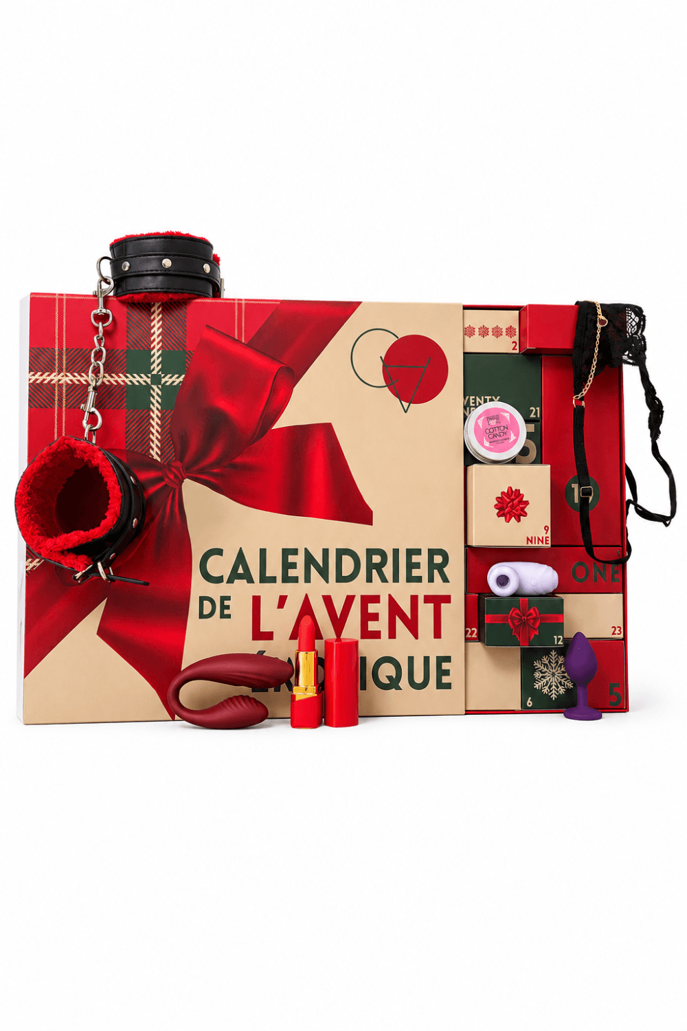 Calendrier de l'Avent érotique couple hétéro 2026 – 24 surprises