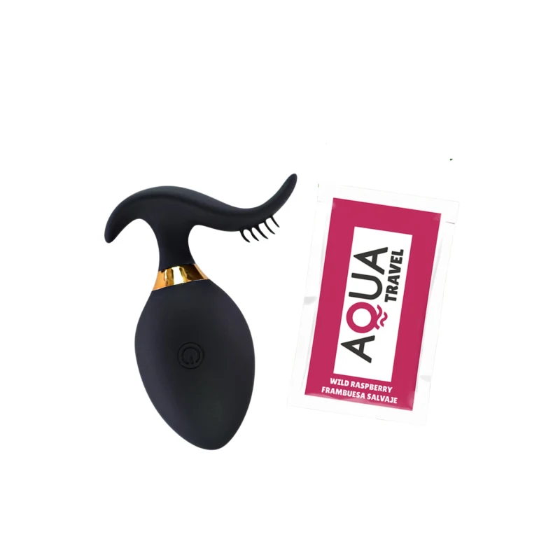 Œuf Vibrant Noir Télécommandé USB + 1 dosette de lubrifiant — Pocket Pleasure