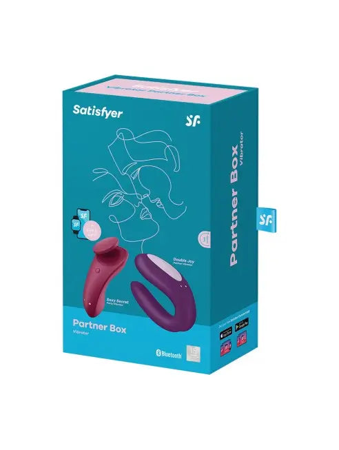 Deux vibromasseurs de qualité, contrôlables via l'application Satisfyer Connect, en silicone doux et étanches.