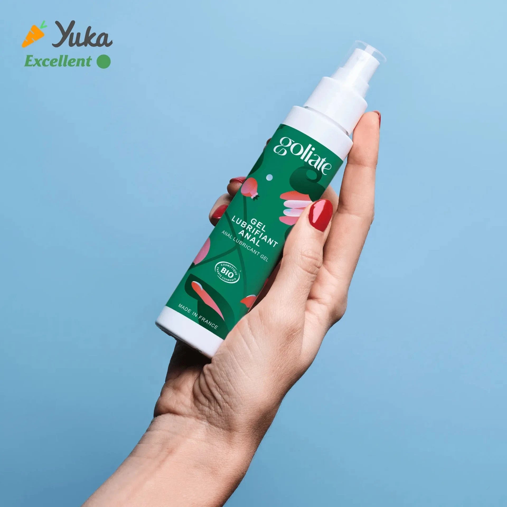 Gel lubrifiant anal bio Goliate, formule naturelle et douce, parfait pour un confort intime optimal. Made in France.