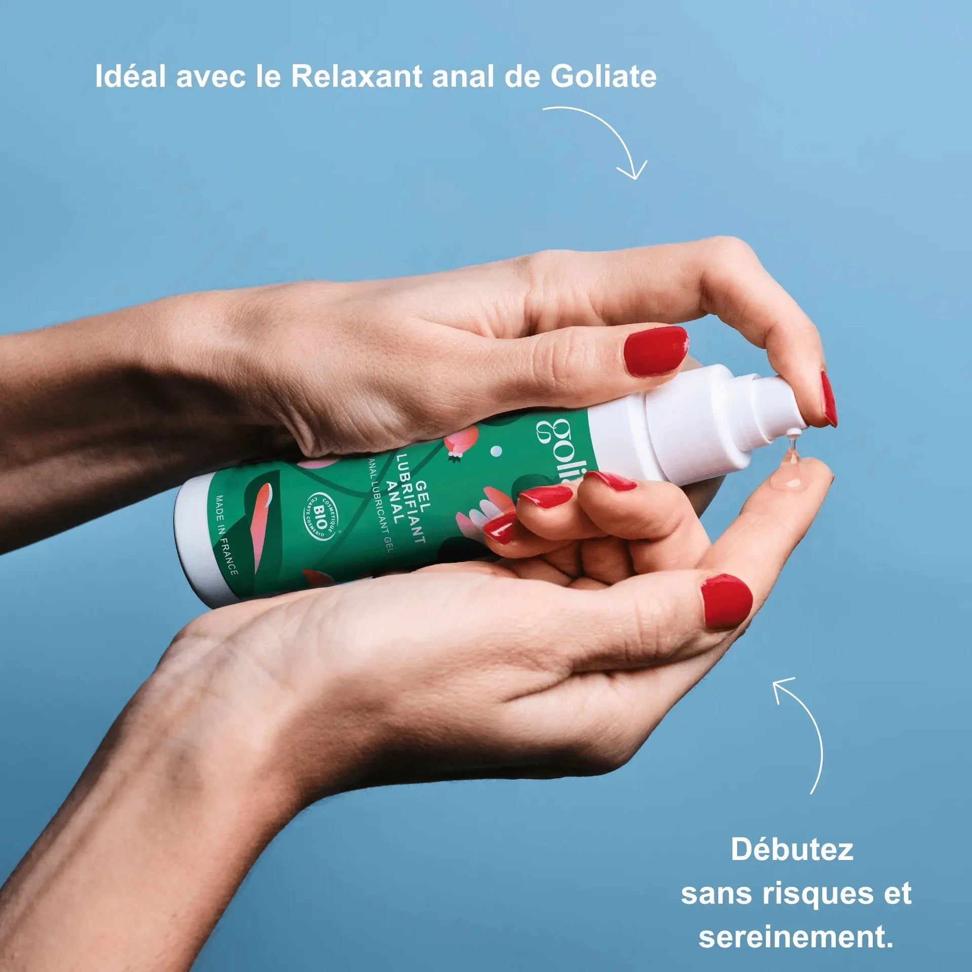 Gel lubrifiant anal bio pour confort et sérénité, idéal pour une expérience douce et sécurisée.