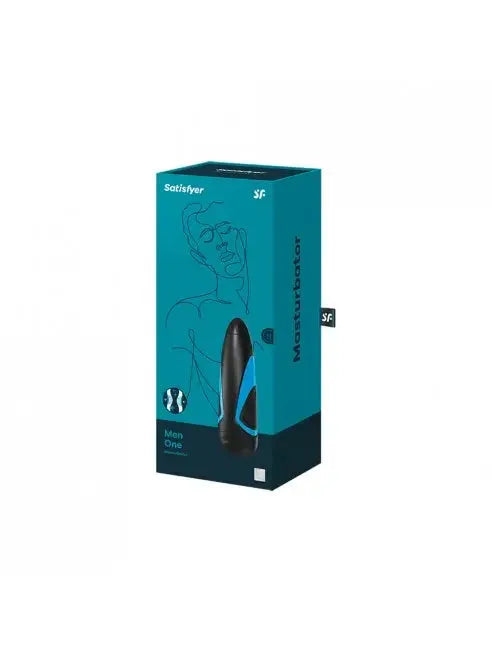Masturbateur masculin ergonomique Satisfyer Men One pour plaisir intense, design moderne.