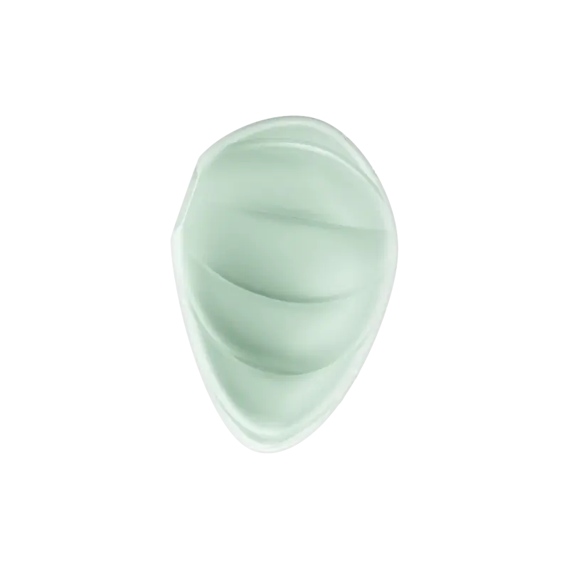 Stimulateur clitoridien par onde de pression sans contact et par vibration USB Vert Menthe, Cloud Dancer
