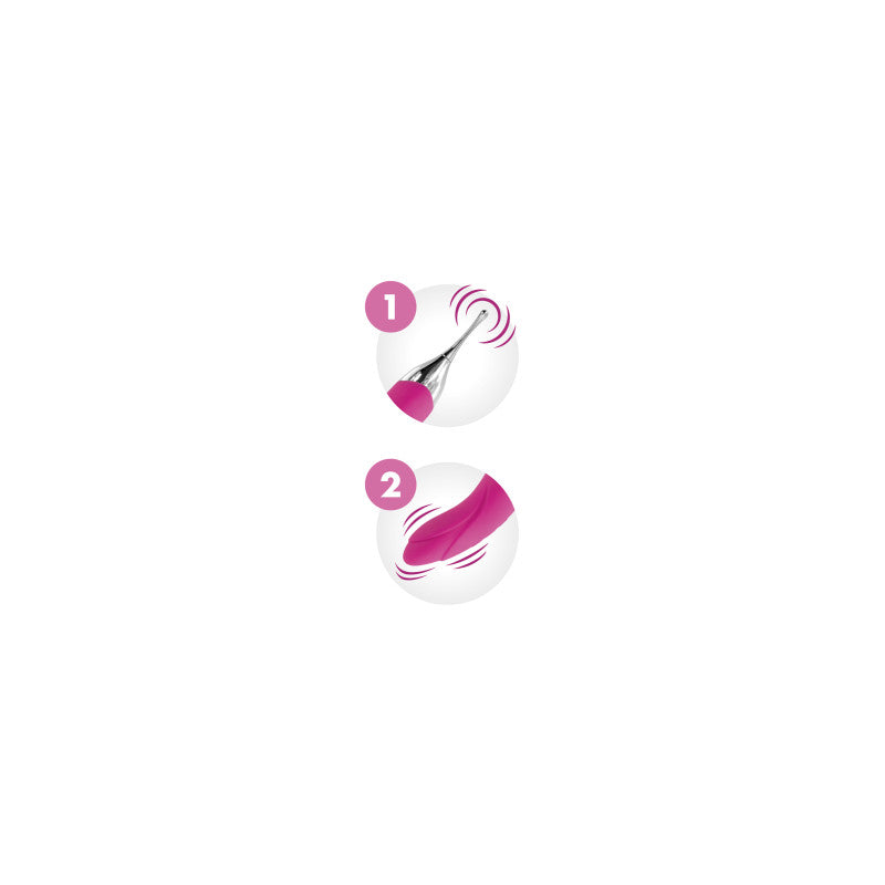 Accuracy, vibromasseur et stimulateur de clitoris 2 en 1 rose