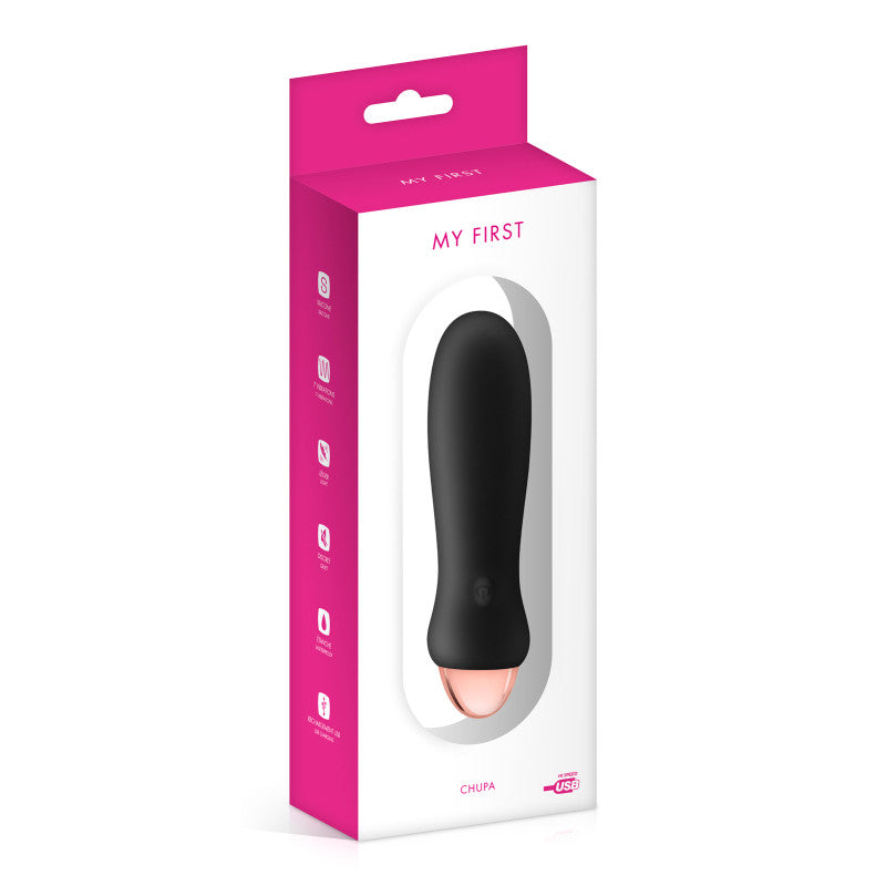Chupa, vibromasseur USB noir