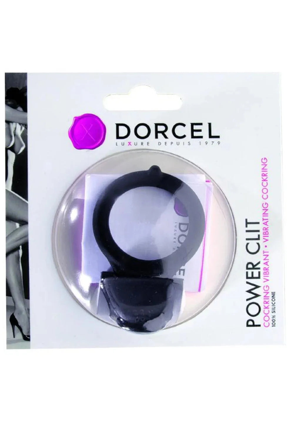 Anneau vibrant en silicone noir, intensifie le plaisir avec stimulation clitoridienne. Accessoire intime discret et puissant.