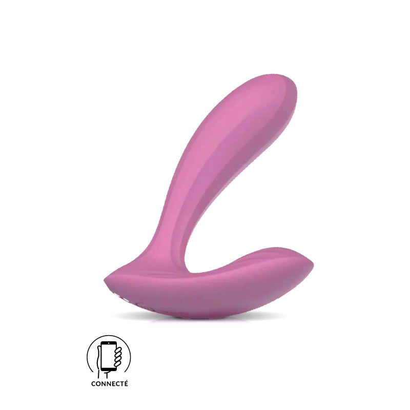 Culotte vibrantee connectée à triple stimulation