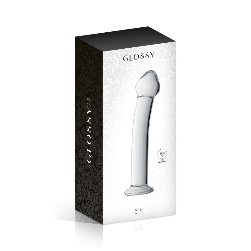 Glossy Toys n°14, gode point G en verre 17,5cm