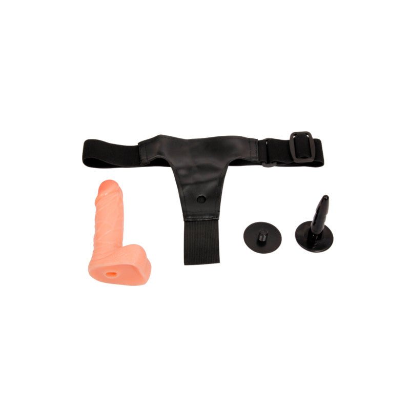 Gode ceinture strap-on dildo cyberskin 15cm