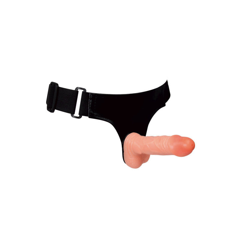 Gode ceinture strap-on dildo cyberskin 15cm