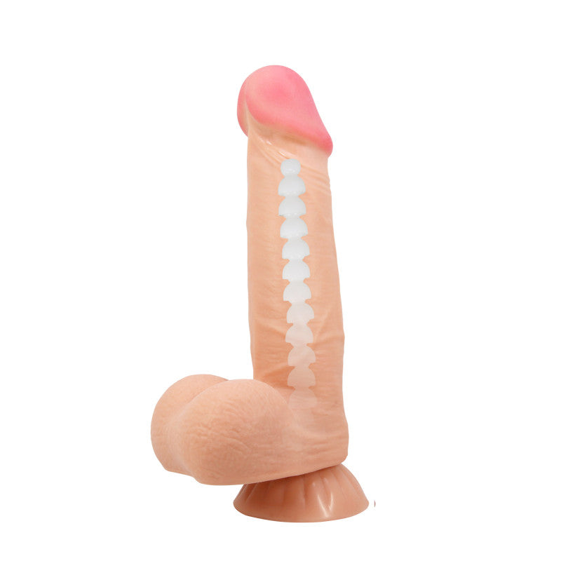 Gode ventouse réaliste à squelette 21,8 cm